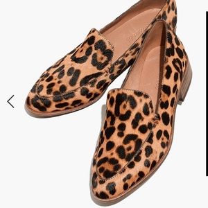 The Frances Loafer in Leopard Calf Hair Madewell size 7 sold out
